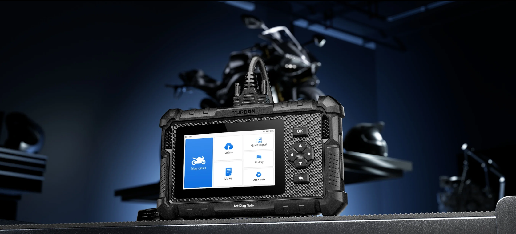TOPDON ArtiDiag Moto | Motorcycle Diagnostic Tool - New Products,Diagnostics>Mid-Range Diagnostic Tools,Diagnostics