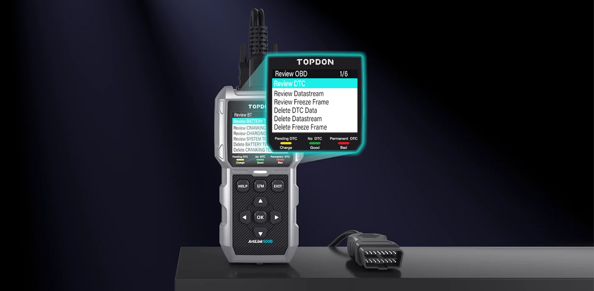 ArtiLink500B OBDII Scanner & Tester
