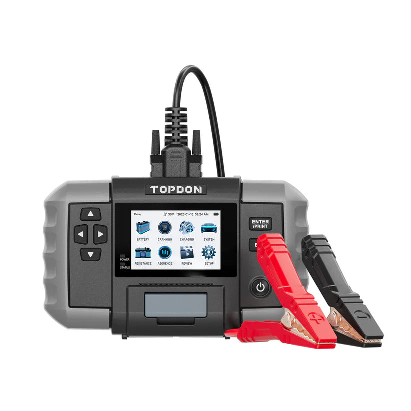 TOPDON BT600 Plus | Battery Tester with Printer - New Products,Battery Service,Battery Service>Battery Testers