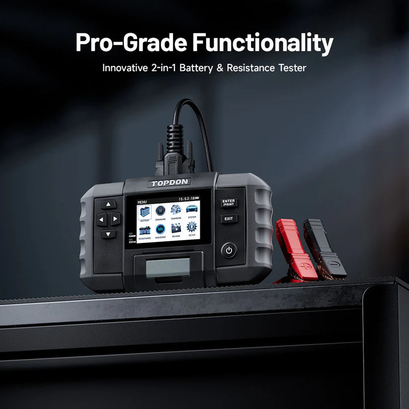 TOPDON BT600 Plus | Battery Tester with Printer - New Products,Battery Service,Battery Service>Battery Testers