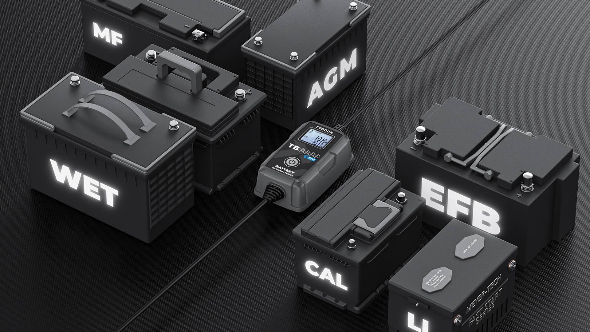 TB6000Pro Smart Battery Charger