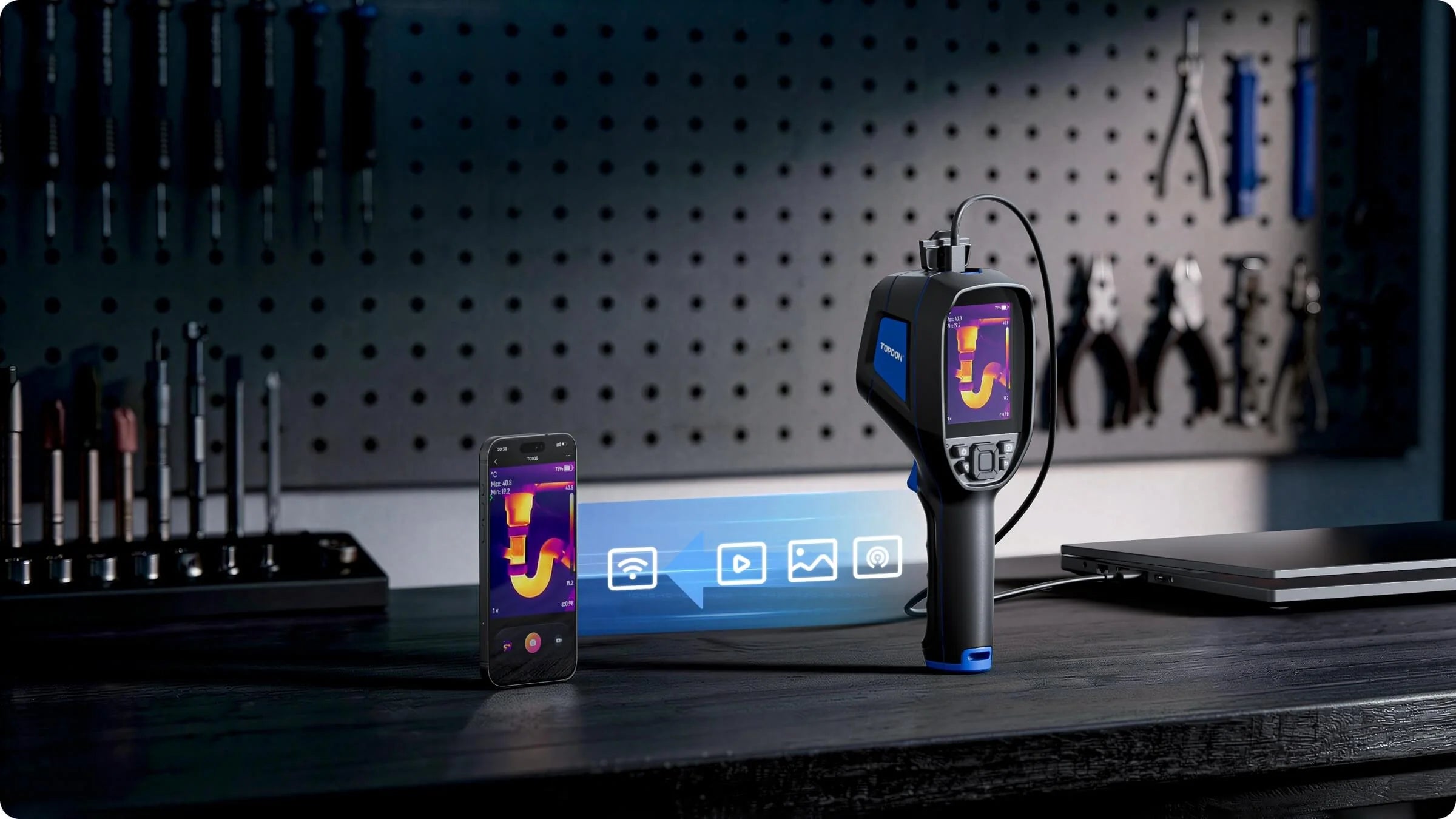 TOPDON TC004 Lite - Blue Thermal Camera