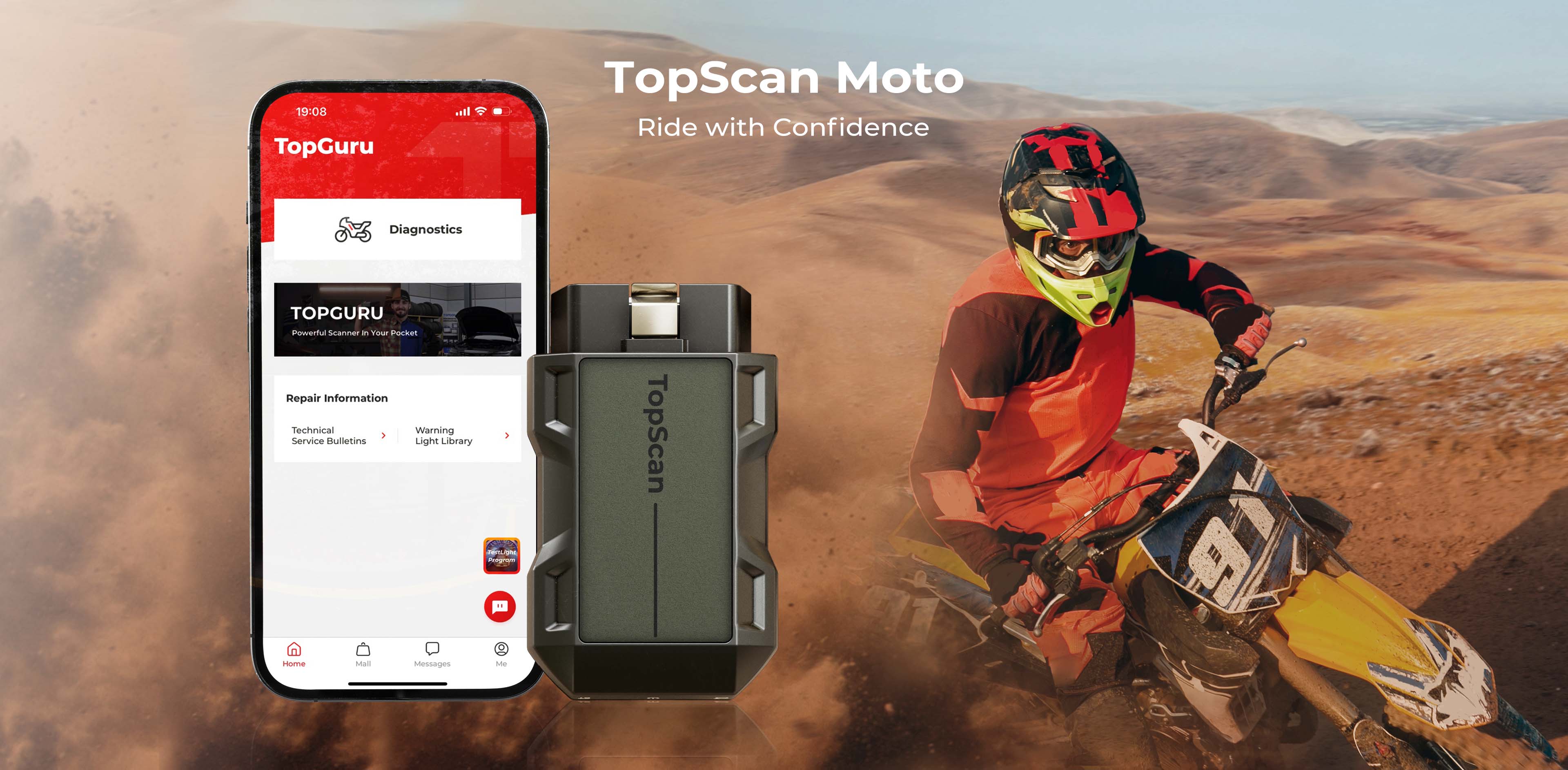 TopScan Moto Smartphone Diagnostic Tool