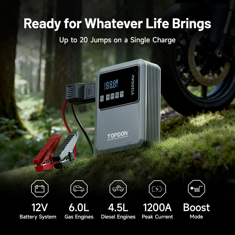 TOPDON V1200Air | Jump Starter - New Products,Battery Service>Jump Starters,Battery Service
