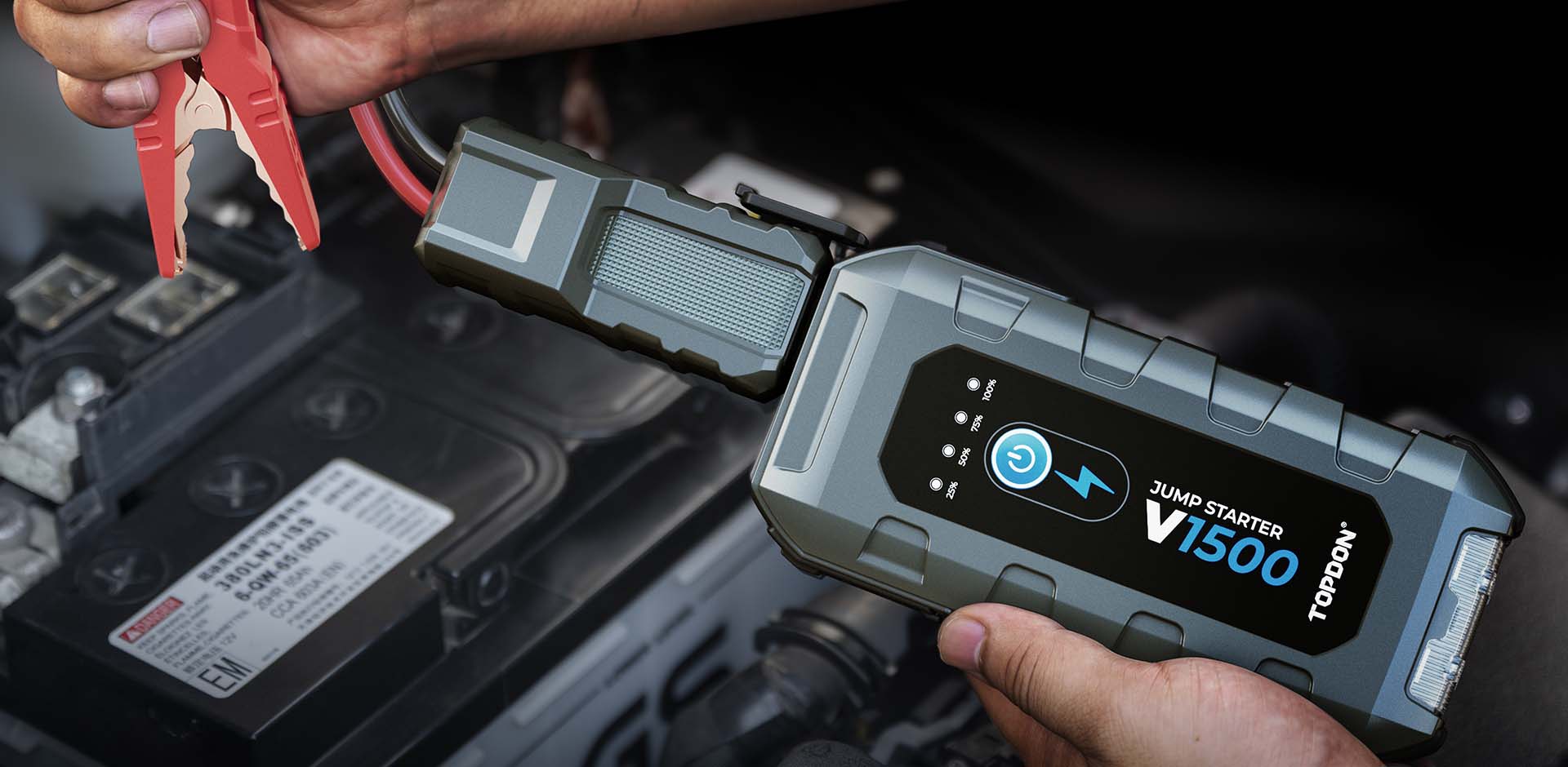 V1500 Portable 12V Jump Starter