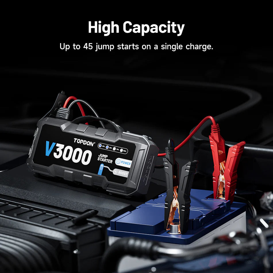 TOPDON V3000 | Jump Starter - New Products,Battery Service,Battery Service>Jump Starters