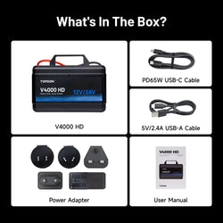 V4000 HD 12V/24V 4000A Jump Starter