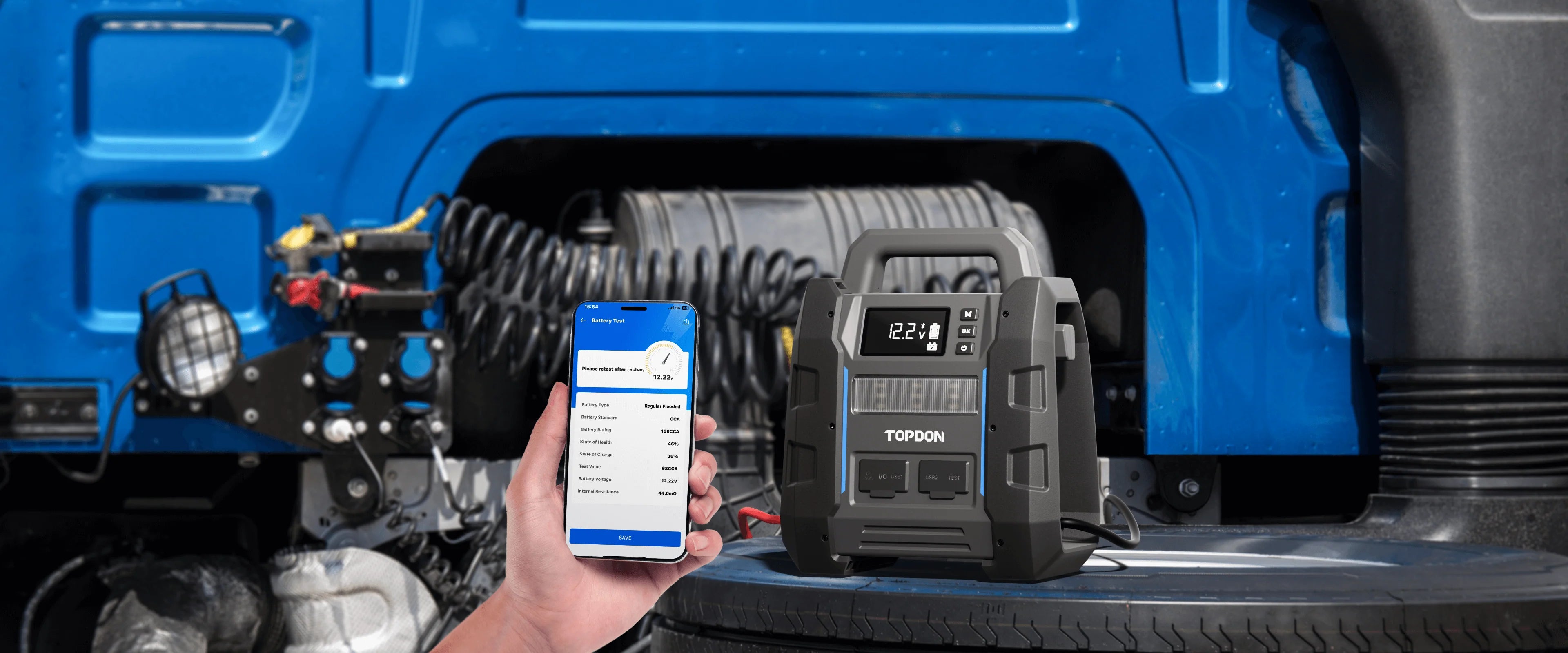 V4500 Plus 4500A Jump Starter & Tester