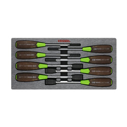 WOOD-COMPO Non-Slip Hex. Nut Driver 8PC. Set