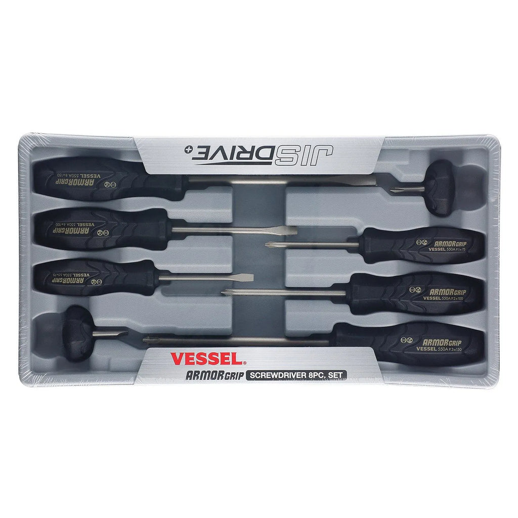 ARMOR GRIP Screwdriver 8PC. Set