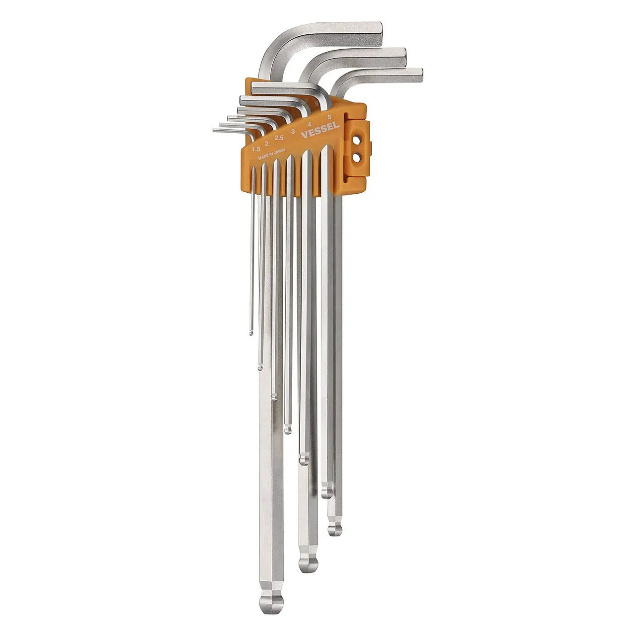 Ball Point Hex L-Key Wrench (Long Type) 9PC. Set