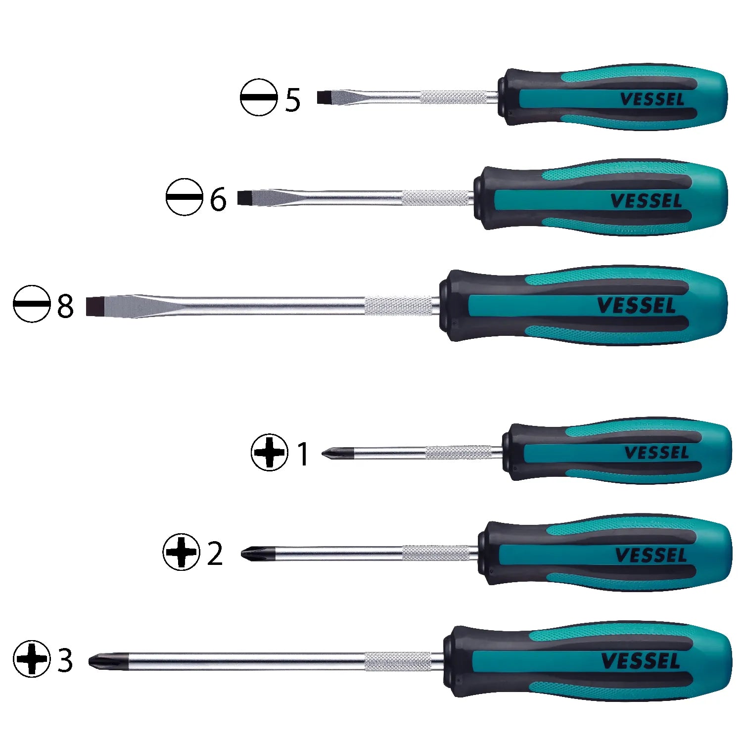 MEGADORA JAWSFIT® Screwdriver 6PC. Set