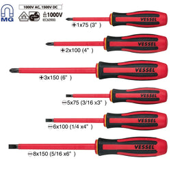 MEGADORA Insulated Screwdriver 6PC. Set