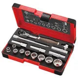 WOOD-COMPO Swivel Socket Wrench 3/8" SQ Drive 16PC. Set