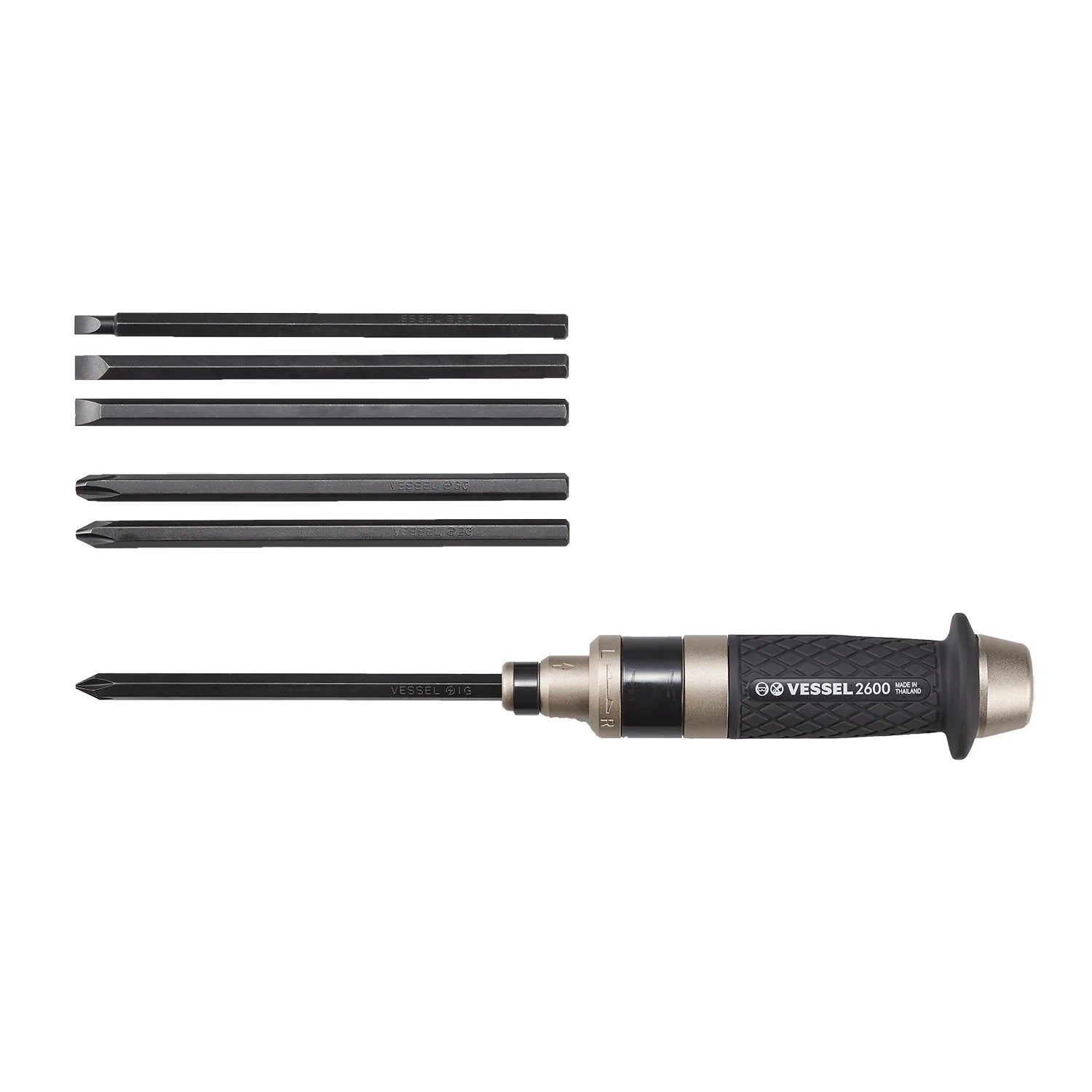 Manual Impact Driver 1/4" Hex Set