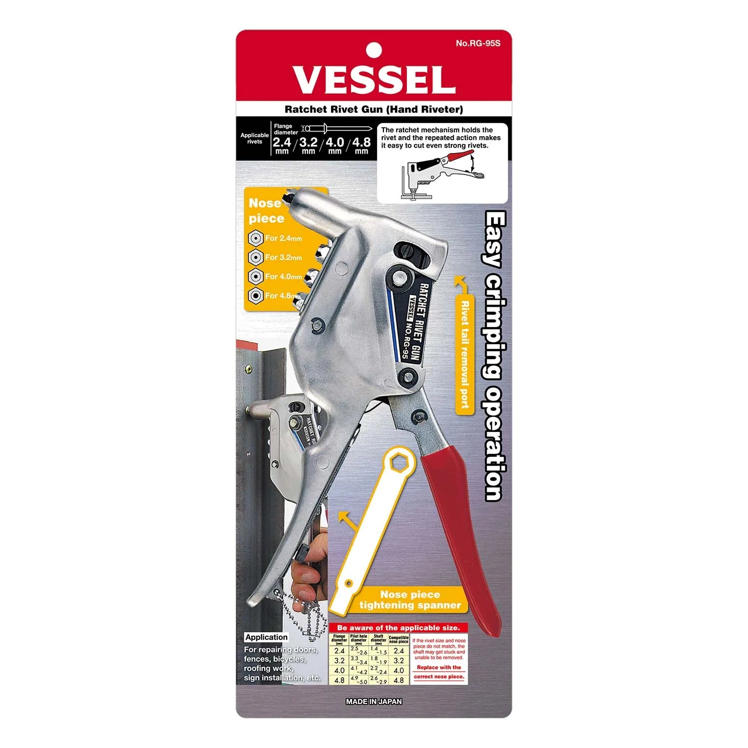 Ratchet Rivet Gun