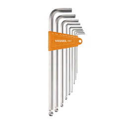 Ball Point Hex L-Key Wrench (Long Type) (Inch) 9PC. Set