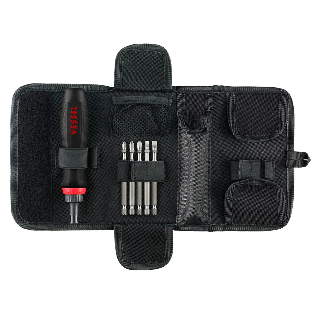 MEGADORA Interchangeable Ratchet Screwdriver 5PC. Bit Set