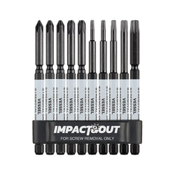 Impact & Out Screw Removing Bit ASSORTMENT