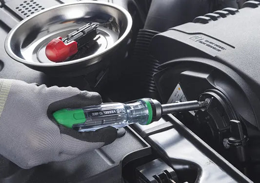 CRYSTALINE Ratchet Screwdriver with 16PC. Insert Bit