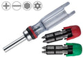 CRYSTALINE Ratchet Screwdriver with 16PC. Insert Bit