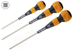 Ball Grip SQ Screwdriver 3PC. Set