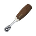 WOOD-COMPO Ratchet Handle No.HRH2-W 1/4" SQ Drive