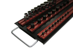Magrail Tray, (3) 14" Red Magrails, Packaged with 1/4",3/8" and 1/2" peg packs
