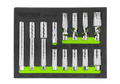 Spark Plug Master Set, 13 pc set, include XL, Standard and Swivel Spark Plug Tools