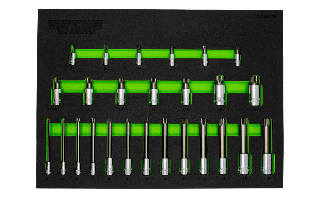 26 PC. MASTER XZN MASTER DRIVER SET - S2 STEEL