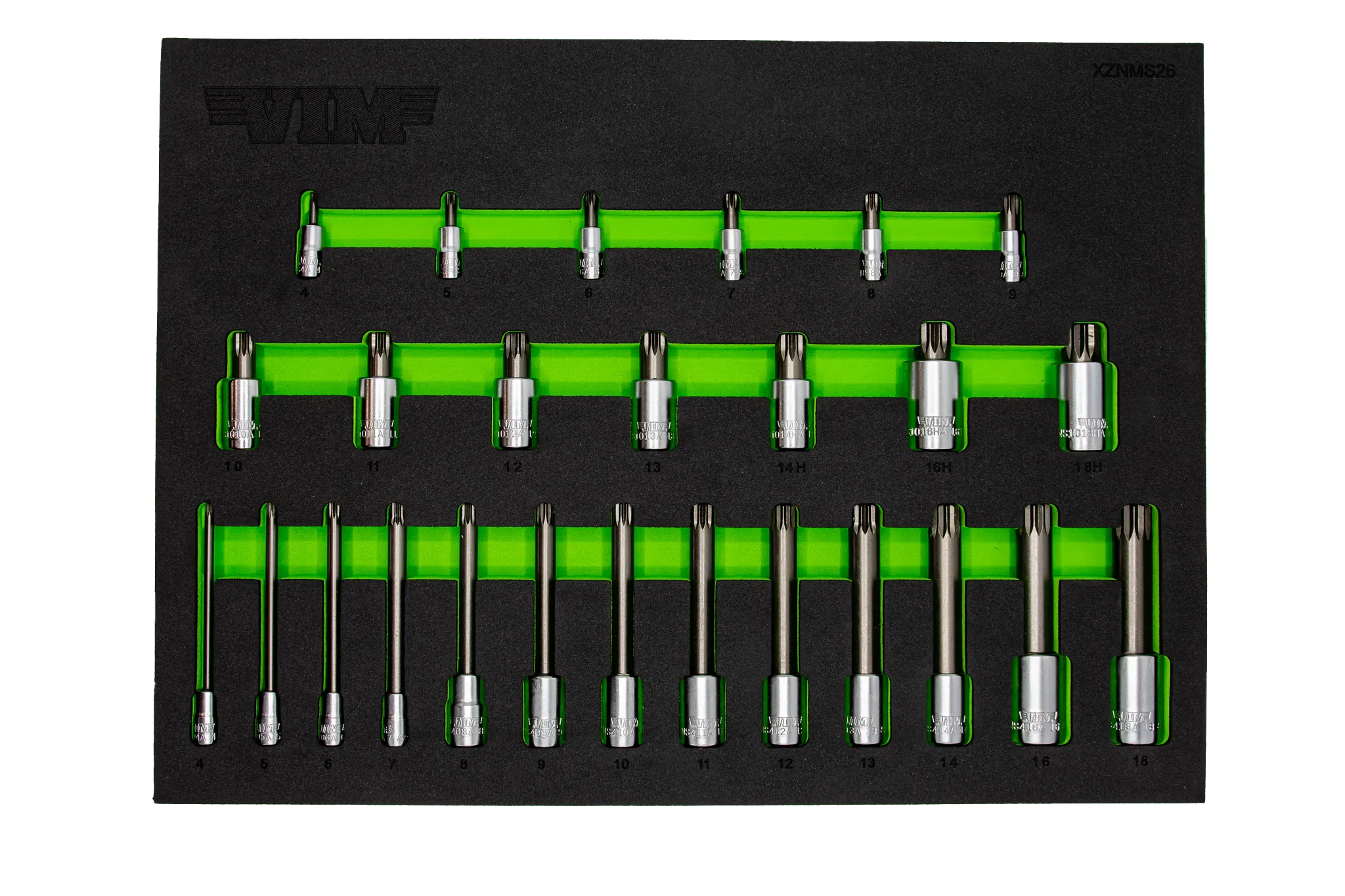 26 PC. MASTER XZN MASTER DRIVER SET - S2 STEEL