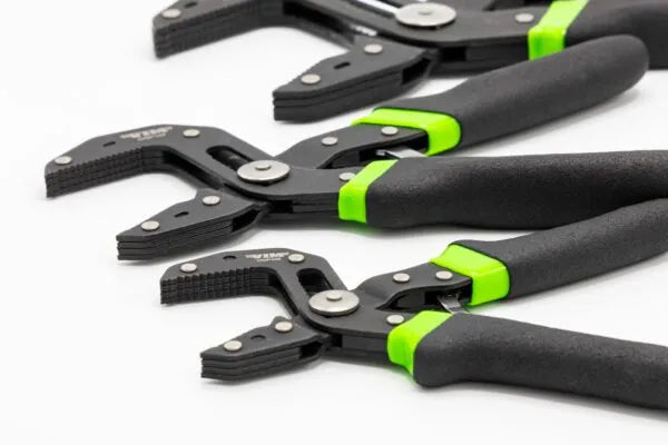 3 PC. ORCA GRIP AUTO ADJUSTING PLIER SET
