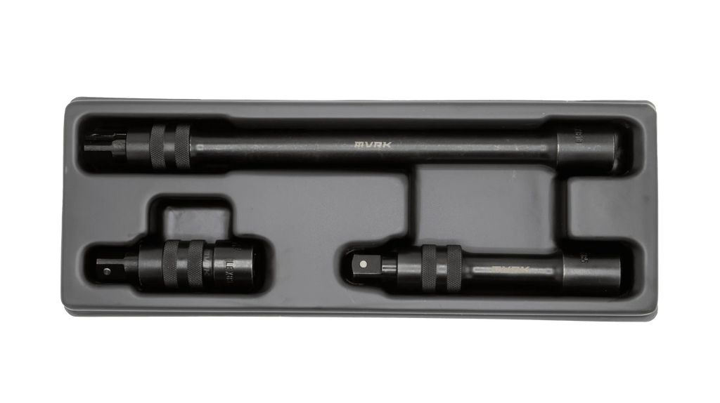 3PC, MVRK, 1/2" IMPACT LOCKING EXTENSION SET - MADE IN USA