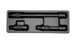3PC, MVRK, 1/2" IMPACT LOCKING EXTENSION SET - MADE IN USA