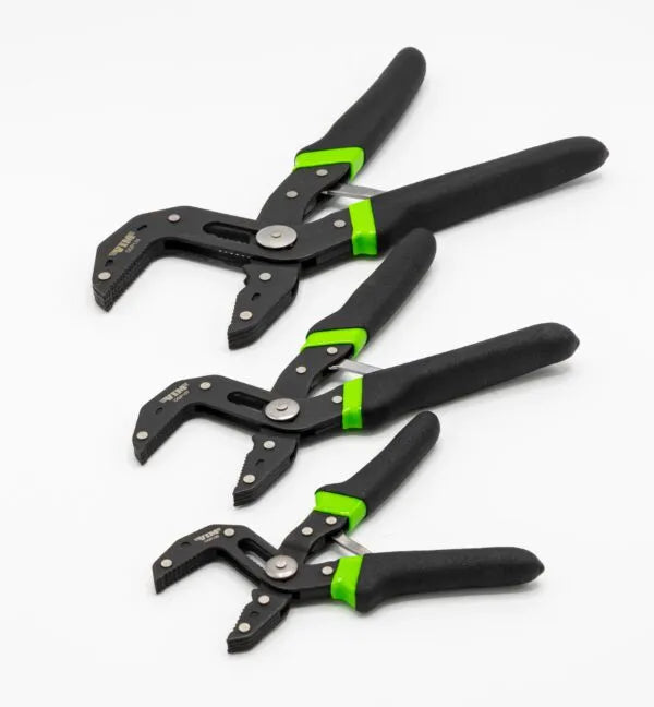 3 PC. ORCA GRIP AUTO ADJUSTING PLIER SET