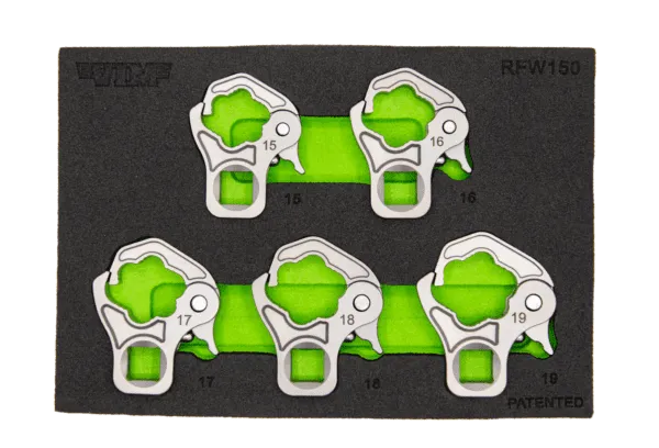 5 PC. 3/8'' DR. RATCHETING FLARE NUT  SET (15, 16, 17, 18, 19MM)