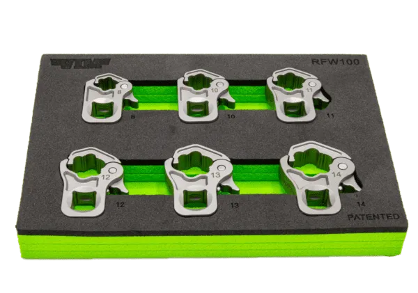 6 PC. 3/8'' DR. RATCHETING FLARE NUT WRENCH SET