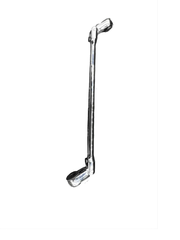 dual flex head 1/4" & 3/8" ratchet with removable drives