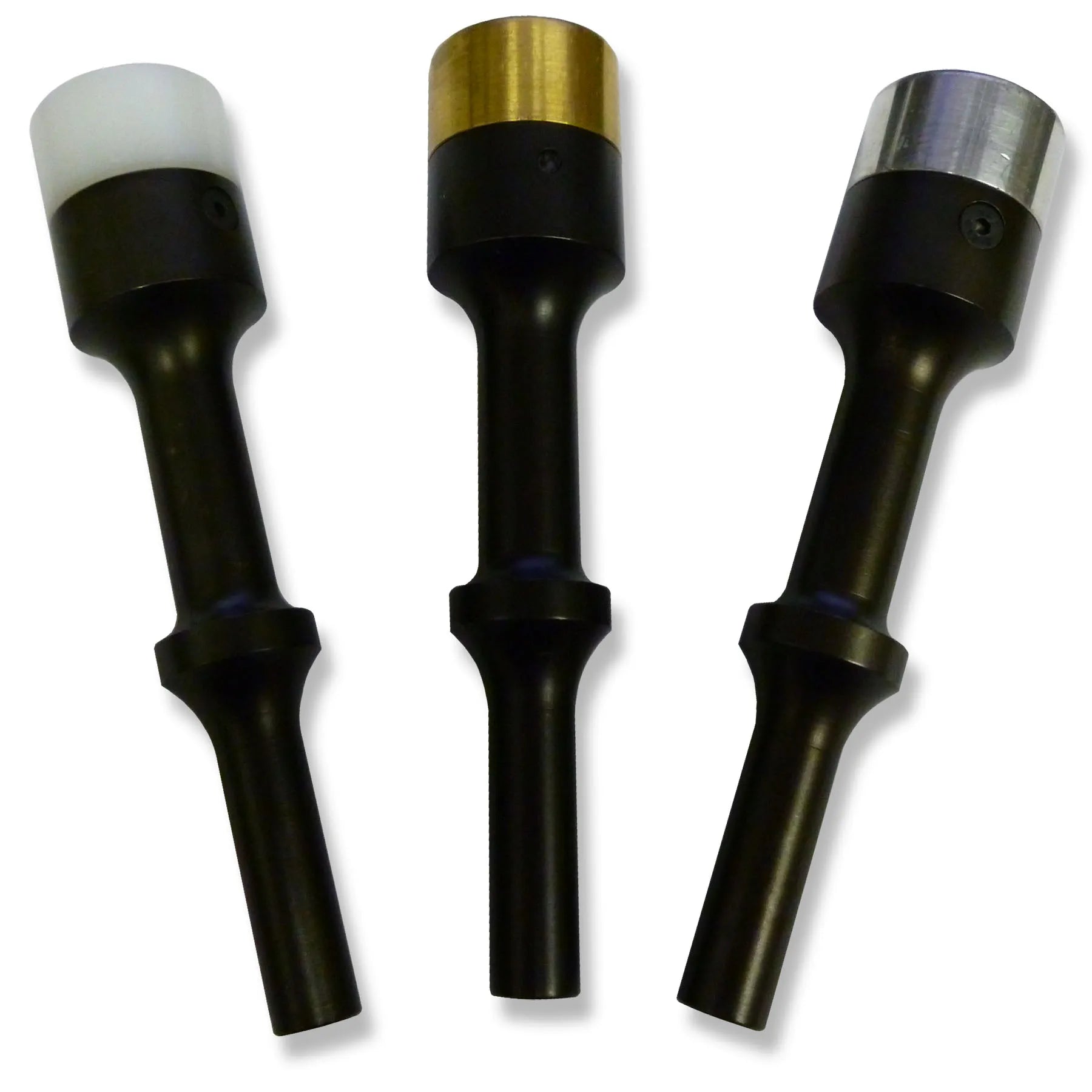 Air Hammer Soft Head Tool Set, 3pc. Aluminum, Brass, & Nylon Headed Air Hammers