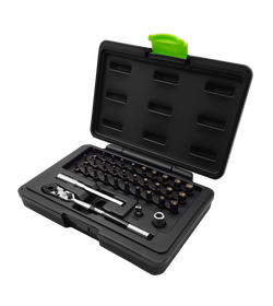 34 PC. BALL HEX AND TORX BIT SET