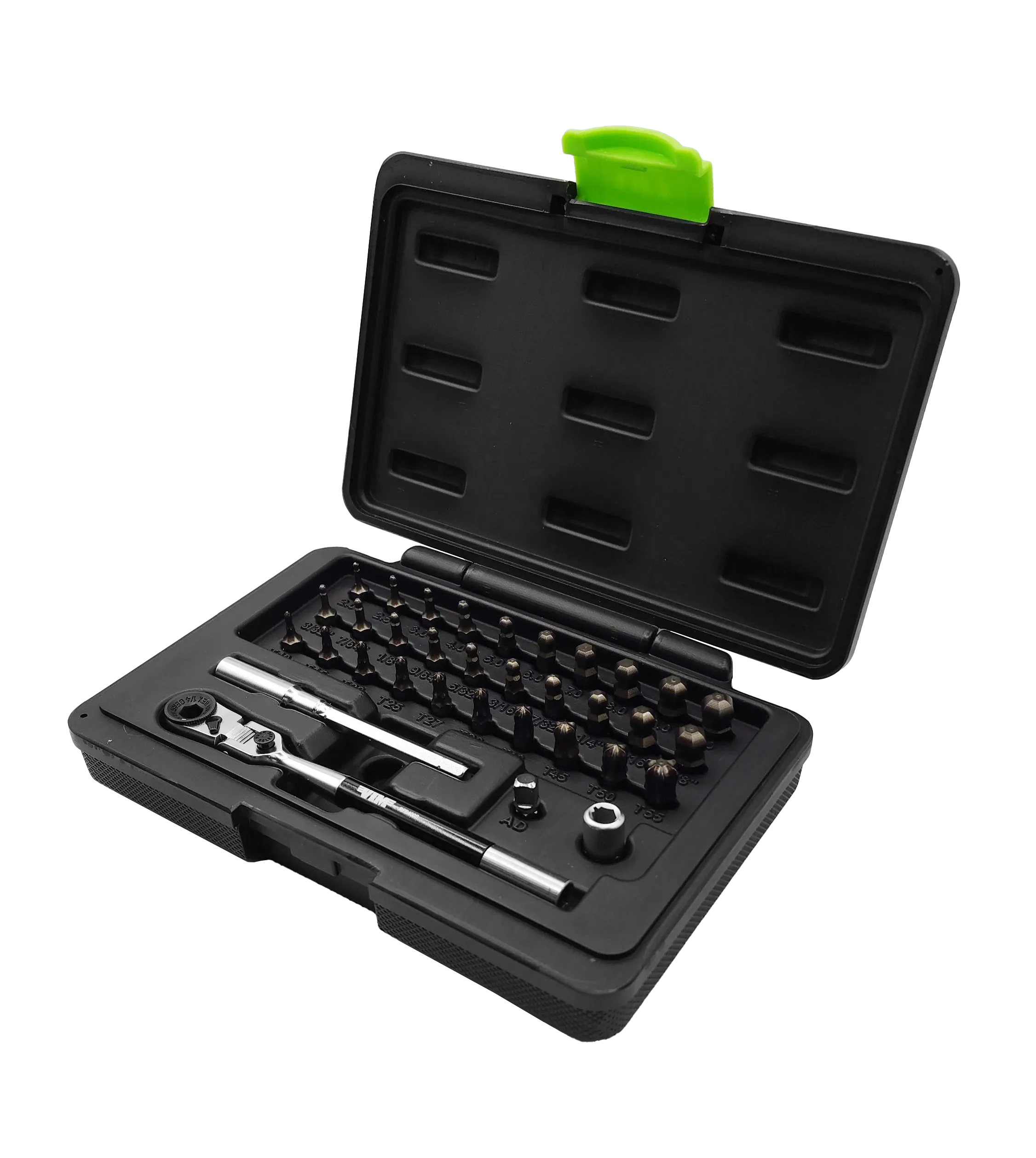 34 PC. BALL HEX AND TORX BIT SET