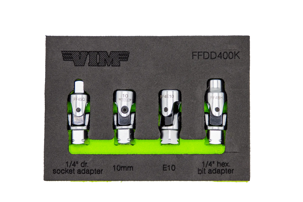 4 PC. FIRM FLEX DUAL DRIVE 1/4'' X 11M UJ KIT