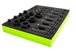 22 PC. 3/8" DR. SAE  IMPACT SOCKET SET