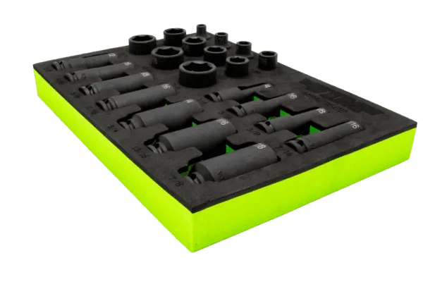 22 PC. 3/8" DR. SAE  IMPACT SOCKET SET