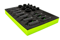 22 PC. 3/8" DR. SAE  IMPACT SOCKET SET