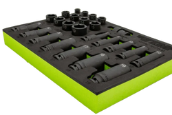 25 PC. 3/8" DR. METRIC  IMPACT SOCKET SET