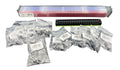 10pc MAGRAIL Jobber Pack, includes (6) 16" Magrails, (3) 1/2" peg packs and (3) 3/8", (2) packs of studs, rail  lifters and a bit base