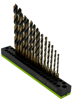 15 PC. POWER DRIVE M35 DRILL BIT SET W/ MAGNETIC BASE