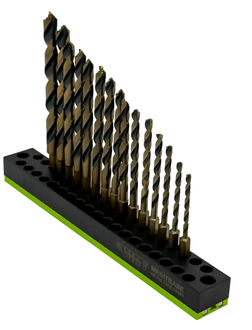 15 PC. POWER DRIVE M35 DRILL BIT SET W/ MAGNETIC BASE