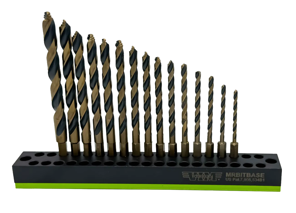 15 PC. POWER DRIVE M35 DRILL BIT SET W/ MAGNETIC BASE